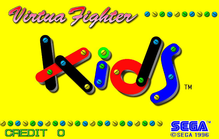 Virtua Fighter Kids (JUET 960319 V0.000) Title Screen